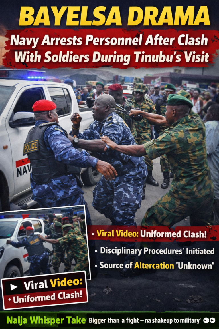 Bayelsa Drama: Military Clash Goes Viral as Navy Detains Personnel ⚠️